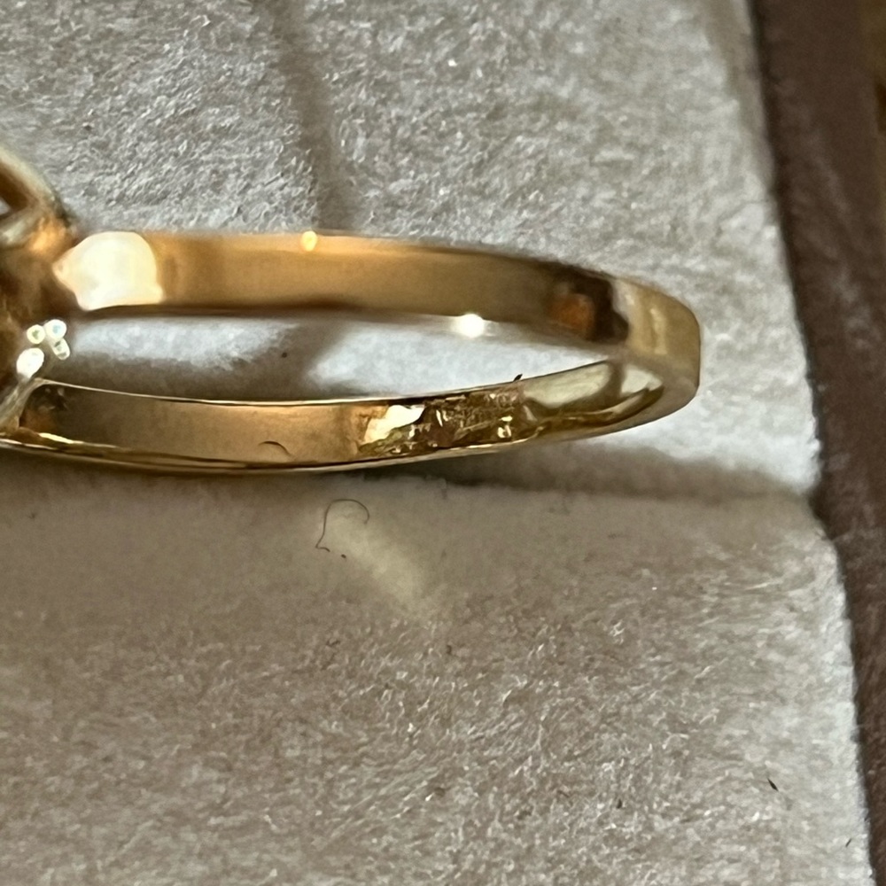 Genuine Ruby Diamond 14k Ring July Birthstone Uni… - image 5